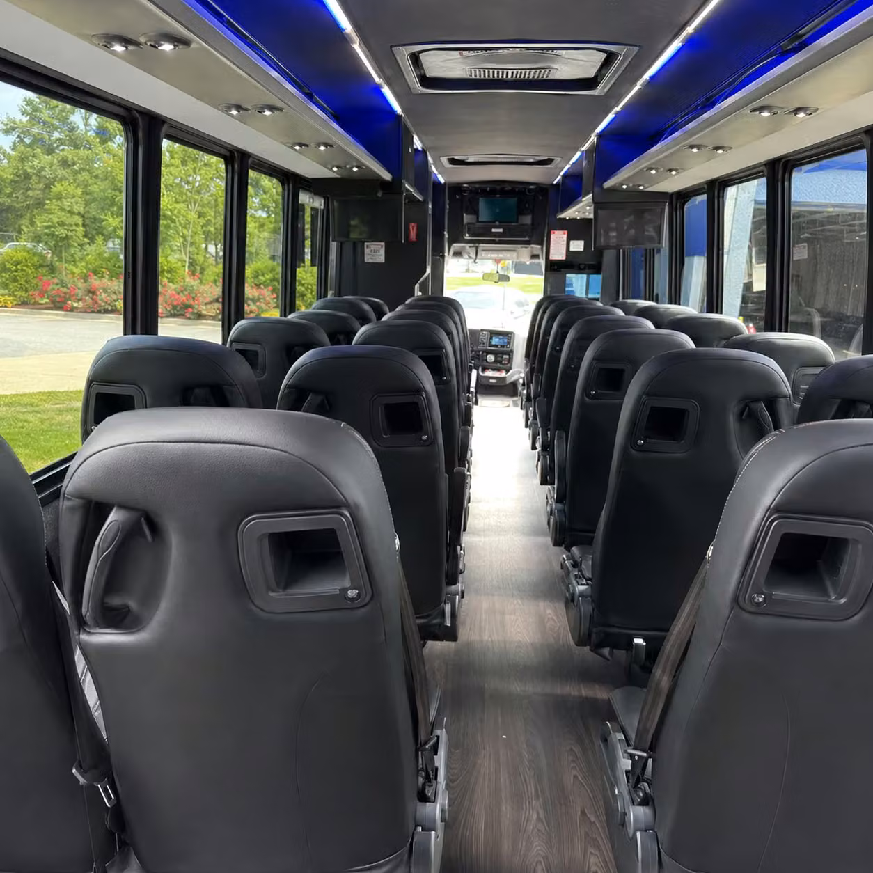 25 passenger minibus inside
