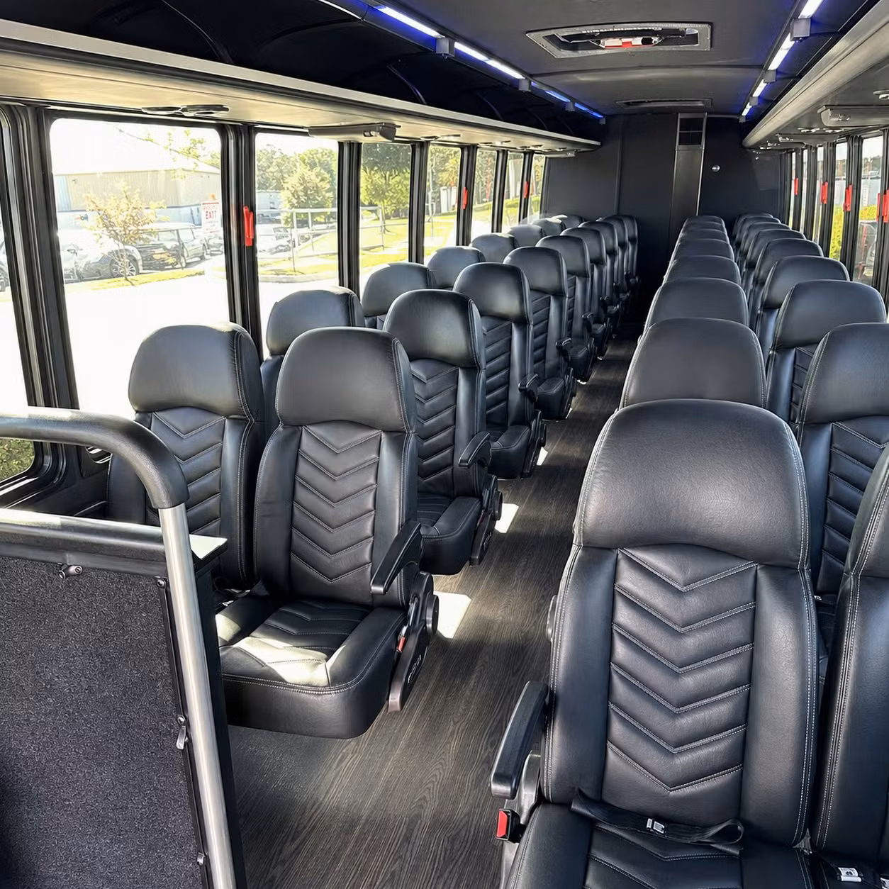 30 passenger minibus inside