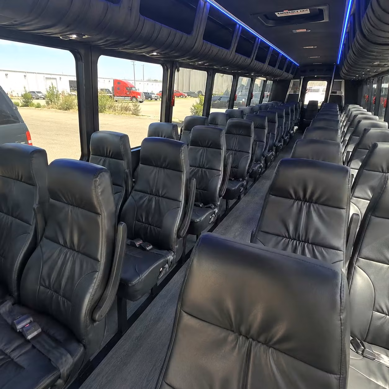 30 passenger minibus interior