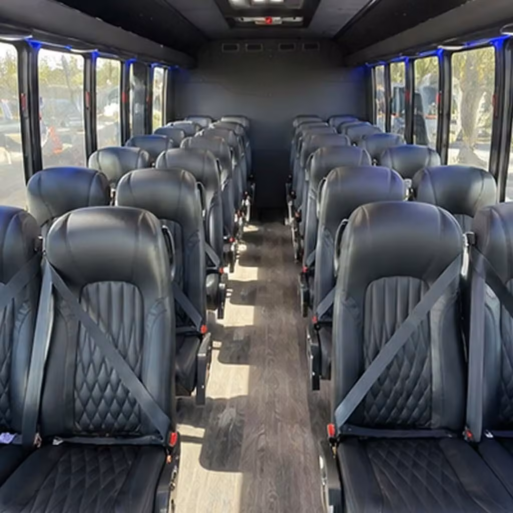 35 passenger minibus interior