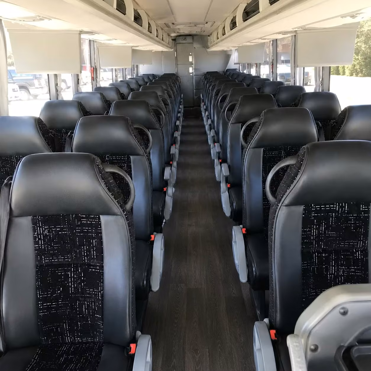 lakeland charter bus rental interior