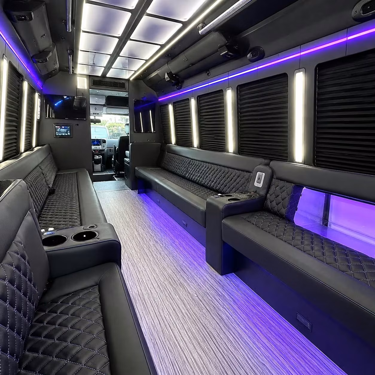 party bus interior