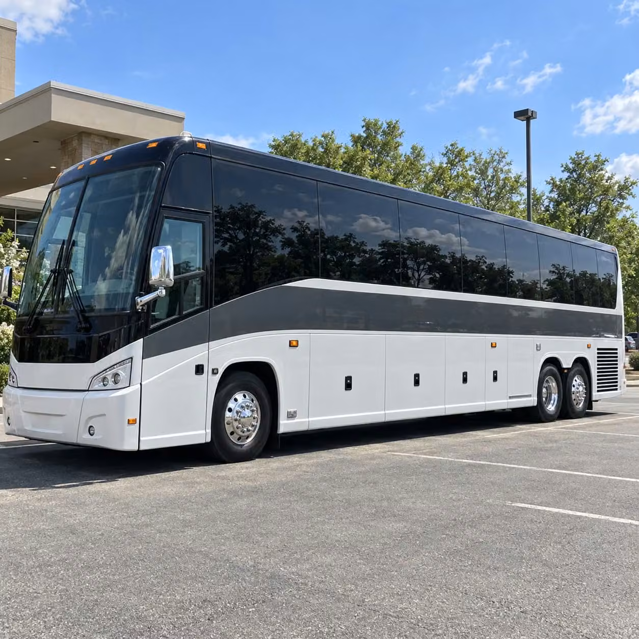 sports team transportation and fan shuttle buses in lakeland
